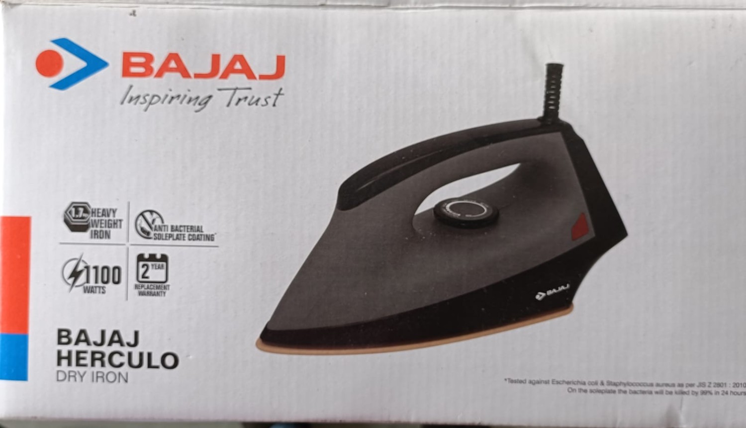 BAJAJ Herculo 1100 W Dry Iron  (Black)