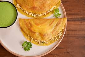 Moong Dal Paneer Chilla (Himpul Cafe)