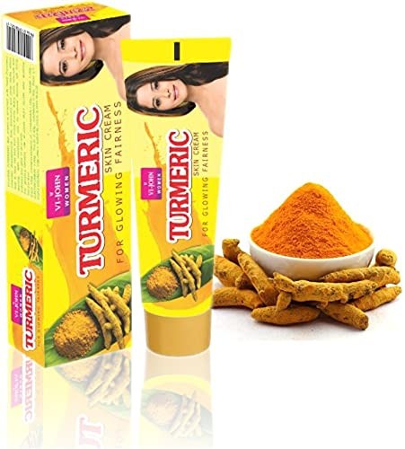VI- John Women Turmeric Skin Shield Cream For Healthy Glow (Pack of 1) 30 Gram