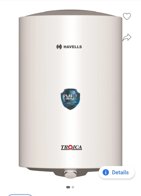 HAVELLS ELECTRIC GYSER 15L