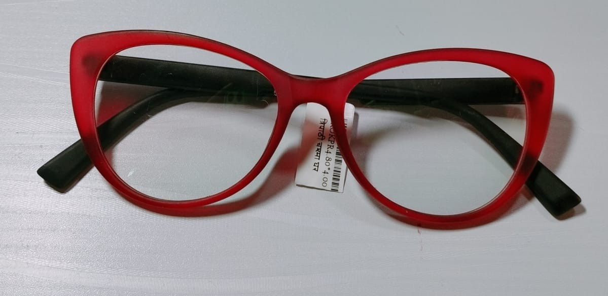 Brand TCG Front Red and Side Black (Mat Color) Sunglasses (Chashma)