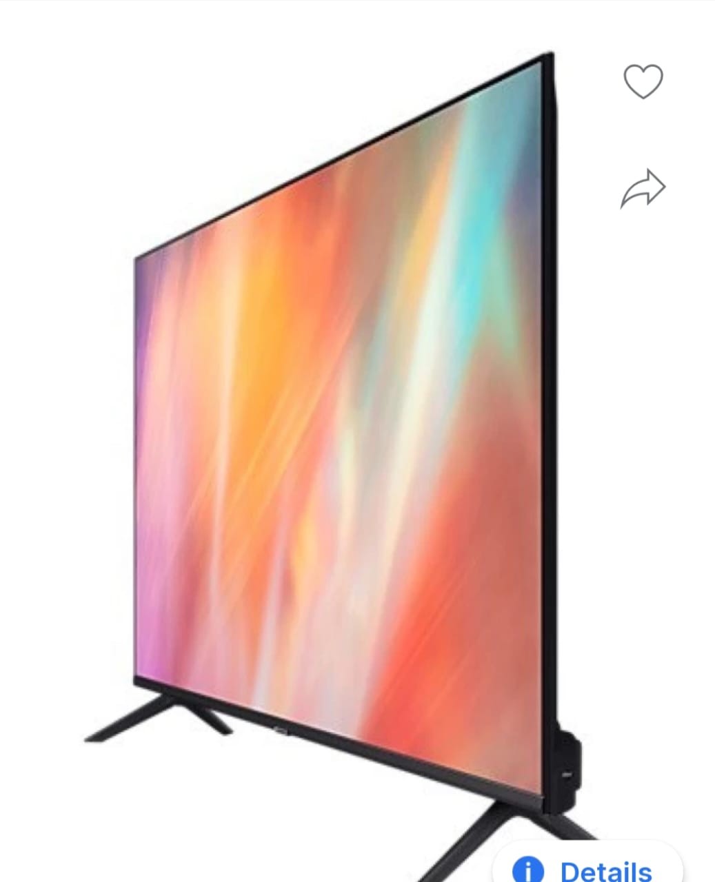 SAMSUNG 139 cm (55 inch) Ultra HD (4K) LED Smart Tizen TV  (UA55AU7600KXXL)
