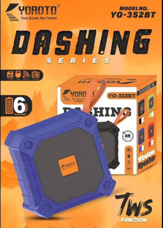 Small Bluetooth Dashing Series Speaker Yo-352 BT YOROTO