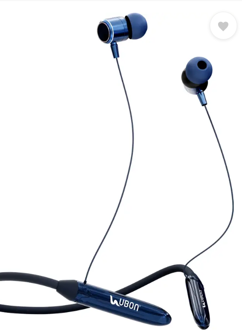UBON CL-66 Workout Wireless in Ear Bluetooth Neckband (Blue Colour)