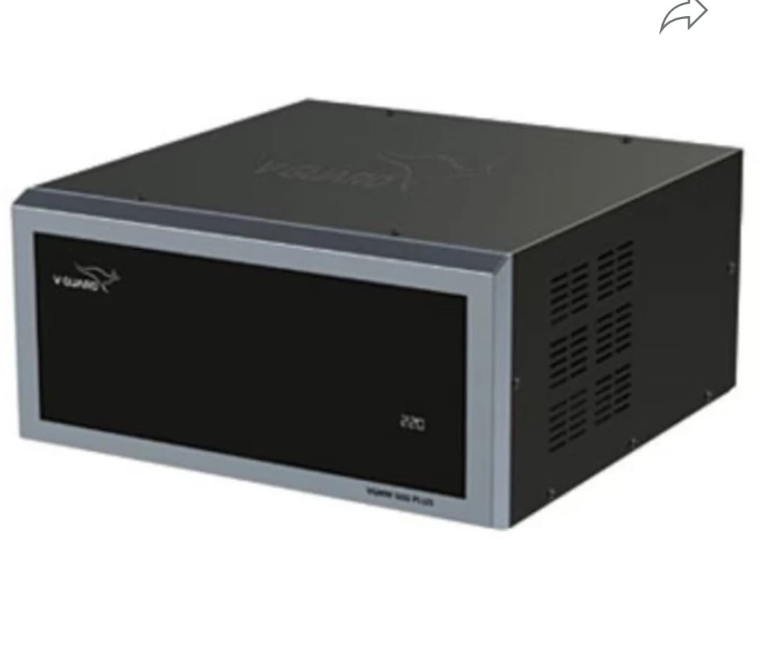 V-Guard VGMW 500 Plus Mainline Voltage Stabilizer 15A (90V-300V) Mainline Voltage Stabilizer  (Grey)