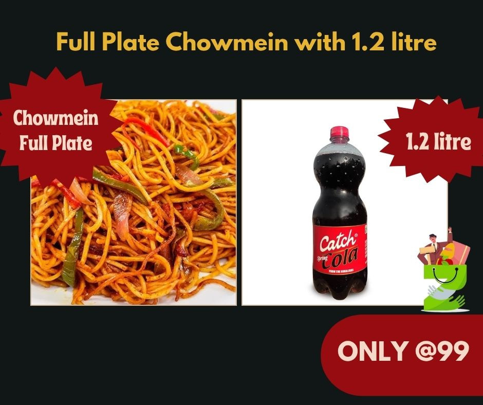Chowmein with 1.2L Cold Drink