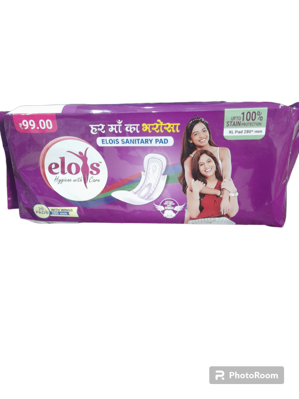Elios  Dry Comfort Regular Sanitary Pads for women | Suitable for Light Flow| Faster Absorption | Prevents Wetness & Leakage