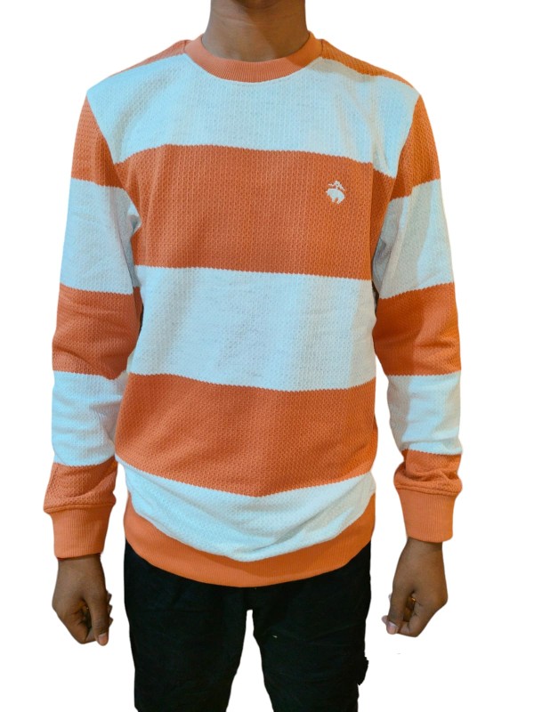 Pre Winter Orange and White Sweater for Men || Available in All Size || Medium, Large, XL, XXL