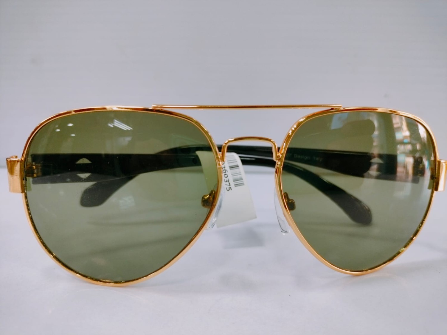 TCG- Aviator Metal Golden Frame with Broad Sides Sunglasses (Chashma)